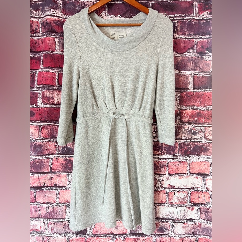 Anthropologie Saturday/Sunday knit dress with a tie waist